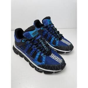 Versace Trigreca Men’s Sneakers Blue/Black SZ 41.5